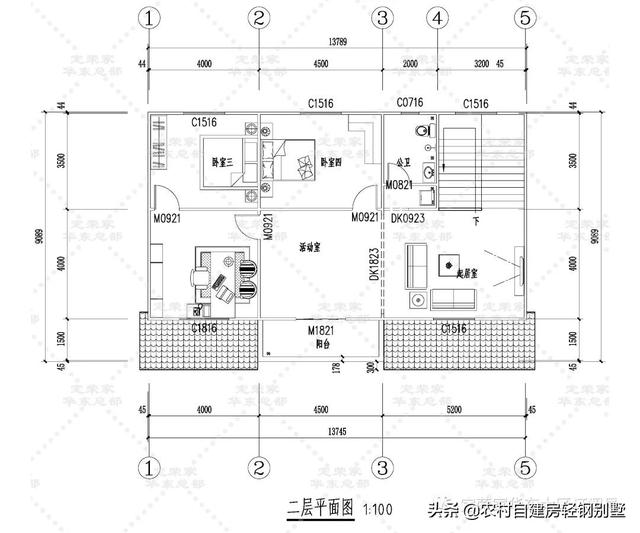 8套中式風格農村別墅設計圖，經濟舒適又好看