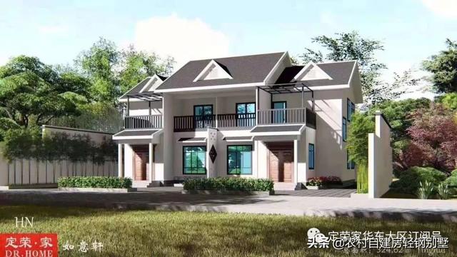 8套中式風格農村別墅設計圖，經濟舒適又好看