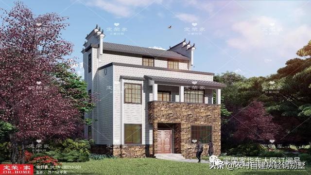 8套中式風格農村別墅設計圖，經濟舒適又好看