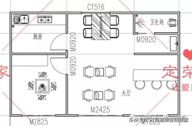 8套中式風格農村別墅設計圖，經濟舒適又好看