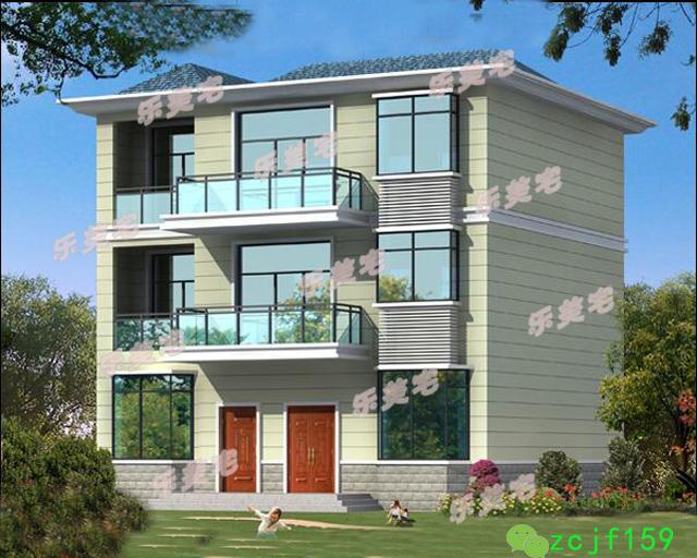 農村三層別墅設計圖自建房建筑結構水電施工圖，各個功能的布局合理及舒適