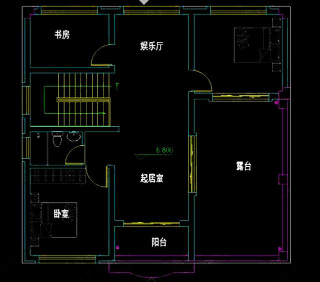 農村三層別墅設計圖自建房建筑結構水電施工圖，各個功能的布局合理及舒適