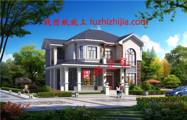 2019年12×10米農(nóng)村二層樓房設(shè)計(jì)圖,外觀優(yōu)雅,戶型合理