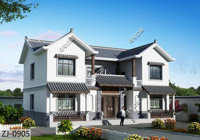 7款在農村超受歡迎的新中式別墅設計圖，在村里建一棟都能成為村里的焦點。