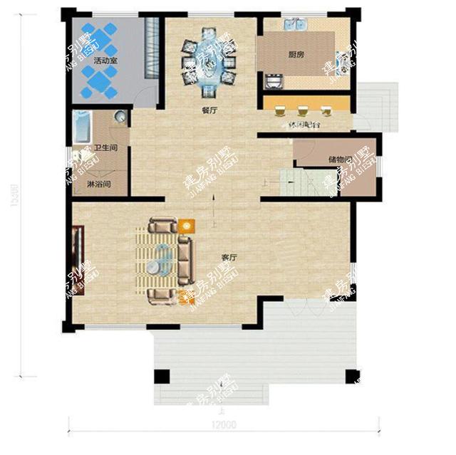 3棟農村小別墅設計圖，合理充分利用空間，小宅基地的福音。