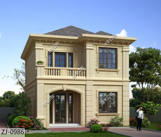 面寬僅7米的二層農(nóng)村自建房，外觀精美別致，布局也很不錯(cuò)，你喜歡嗎？