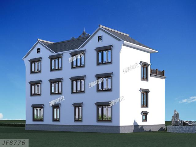 在農村建一棟中式四合院，給父母養老最合適不過了，自己住著也方便。