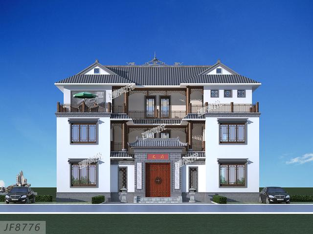 在農村建一棟中式四合院，給父母養老最合適不過了，自己住著也方便。