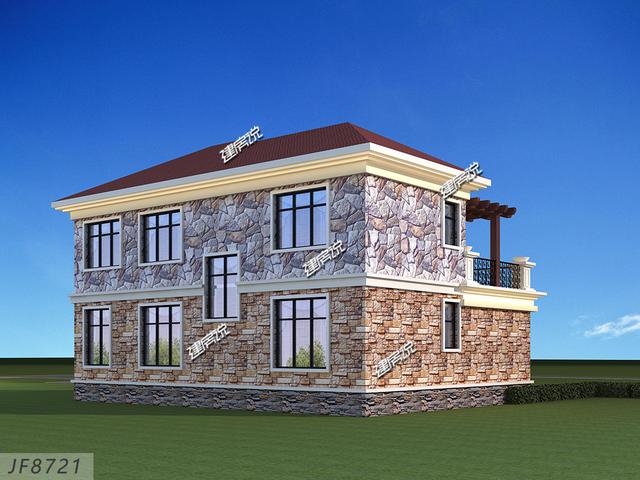 二層框架農村自建房，25萬建村里一棟，人人看了都羨慕。