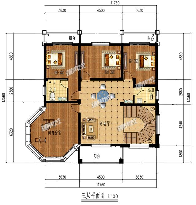 花60萬建的豪宅，在村里只能算是普通家庭，在村里還排不上名次。