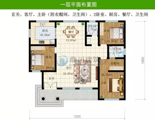 精選農村9款經典別墅戶型，第一款、第九款都是共堂屋雙拼別墅，包你喜歡！