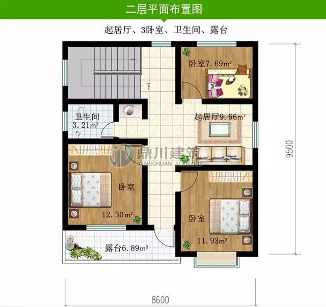精選農村9款經典別墅戶型，第一款、第九款都是共堂屋雙拼別墅，包你喜歡！