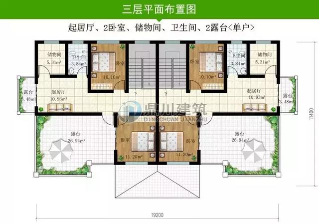 精選農村9款經典別墅戶型，第一款、第九款都是共堂屋雙拼別墅，包你喜歡！