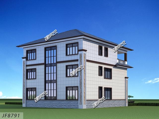 火爆全農村的新中式別墅戶型，建棟在老家，人人都夸你有眼光，也給自己長面子。