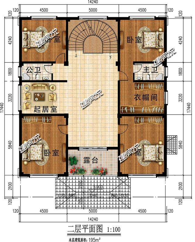 火爆全農村的新中式別墅戶型，建棟在老家，人人都夸你有眼光，也給自己長面子。