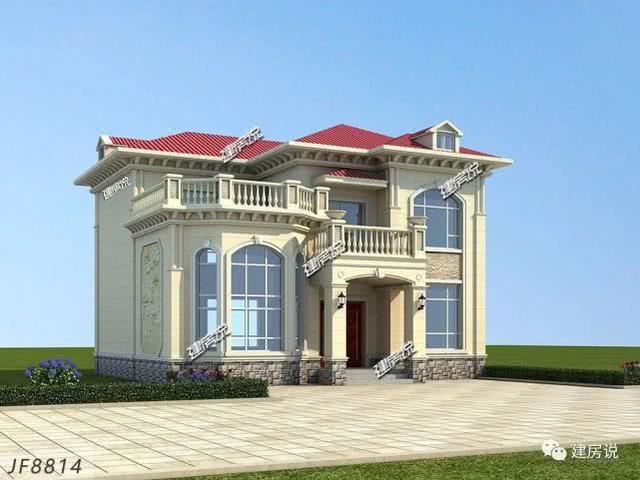 花33萬(wàn)建了棟漂亮二層歐式別墅，外觀清新靚麗，室內(nèi)布局贊，四方八鄰繞路來(lái)參觀