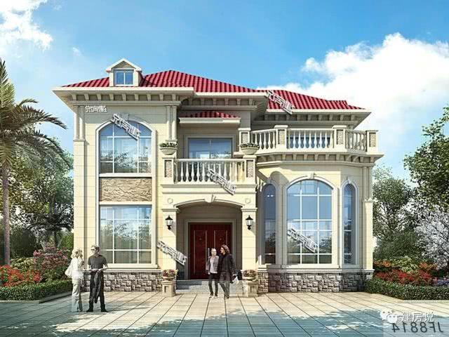 花33萬(wàn)建了棟漂亮二層歐式別墅，外觀清新靚麗，室內(nèi)布局贊，四方八鄰繞路來(lái)參觀