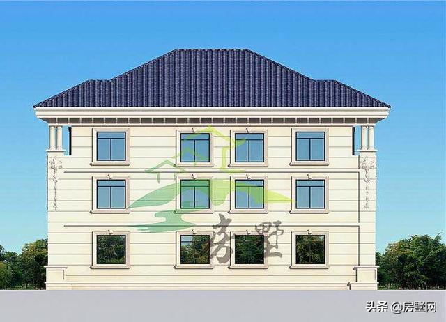 農(nóng)村三層歐式別墅設(shè)計圖，滿屏的華貴氣息，適合所有人的戶型，建造的效果比效果圖還要漂亮。