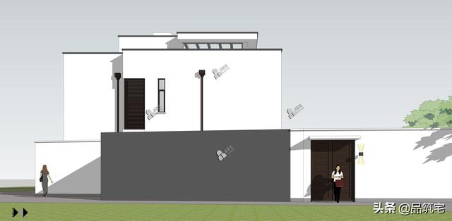二層現代風格別墅，既舒適實用又簡潔耐看，全村第一棟，引領別墅新潮流！