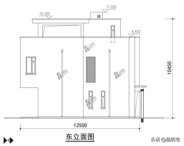 二層現代風格別墅，既舒適實用又簡潔耐看，全村第一棟，引領別墅新潮流！