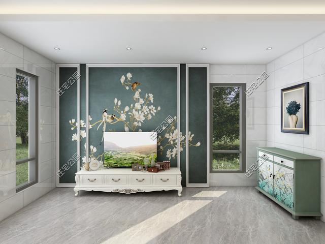 占地面積134平的三層別墅自建房，設計了6間臥室，足以滿足家人生活。