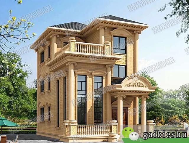 二層半三層農村別墅設計圖，占地僅80平，外觀豪華大氣，室內合理布局