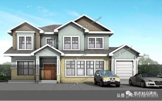 8套10米進(jìn)深左右的農(nóng)村別墅設(shè)計(jì)圖，無論選二層還是三層的，人人看了都羨慕。