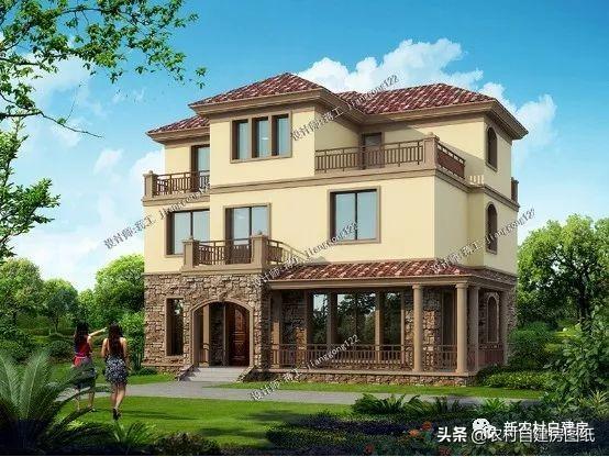 8套10米進(jìn)深左右的農(nóng)村別墅設(shè)計(jì)圖，無論選二層還是三層的，人人看了都羨慕。