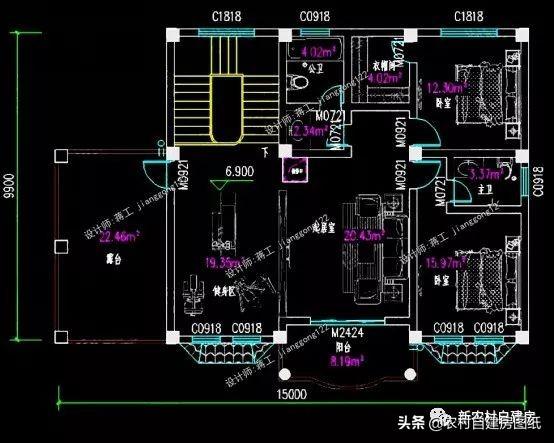 8套10米進(jìn)深左右的農(nóng)村別墅設(shè)計(jì)圖，無論選二層還是三層的，人人看了都羨慕。