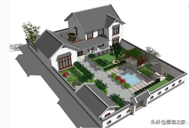 帶前后院的二層農(nóng)村自建房，兩種不同建造風(fēng)格，你喜歡哪套呢？