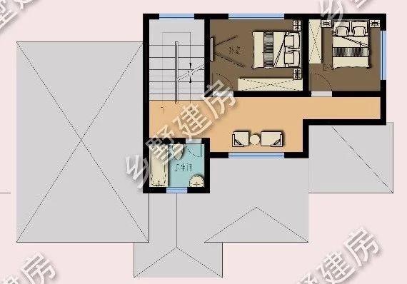 32萬三層歐式住宅設計圖，外觀優雅別致，浪漫的造型在家鄉別具一格。