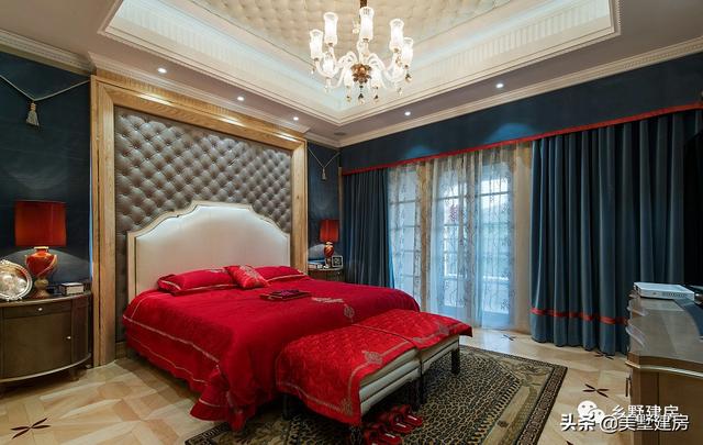 經典歐式二層別墅設計圖，外形獨特，造型美觀，農村生活想低調都不行！