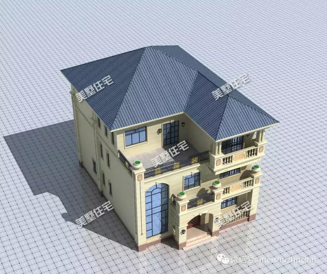 開間11米的三層別墅設計圖，帶有8間臥室和棋牌室，適合你嗎？