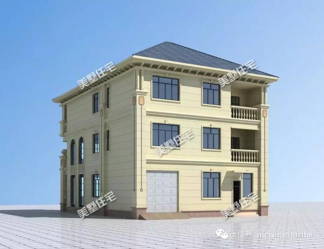 開間11米的三層別墅設計圖，帶有8間臥室和棋牌室，適合你嗎？