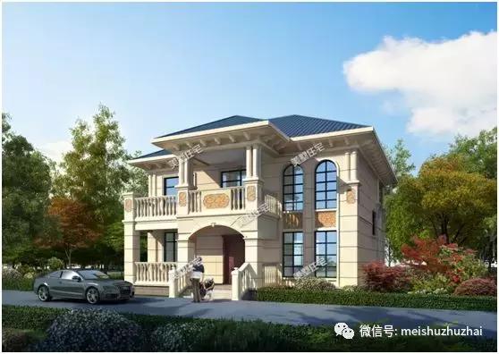 5套在農村受歡迎的二層小樓設計圖，款款帶挑高客廳，外觀靚麗不輸豪宅