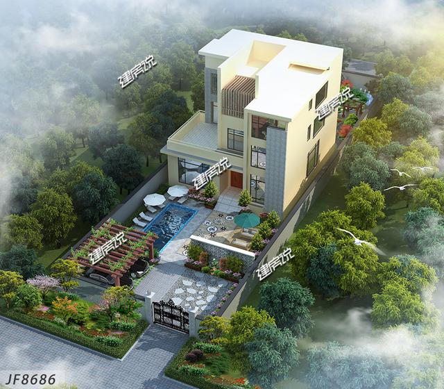 在村里建一棟現(xiàn)代風(fēng)別墅，人人都夸你有錢！