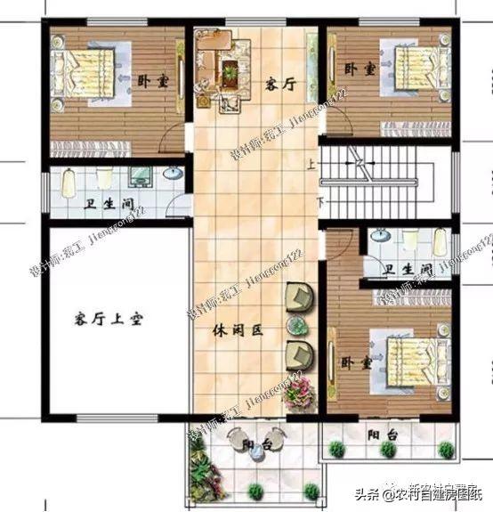 5棟美觀大氣的三層農村自建房，簡單易建，最后一棟屋頂亮了