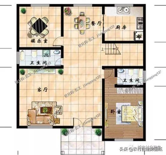 5棟美觀大氣的三層農村自建房，簡單易建，最后一棟屋頂亮了