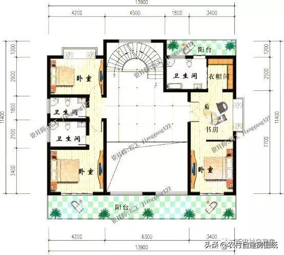 5棟美觀大氣的三層農村自建房，簡單易建，最后一棟屋頂亮了
