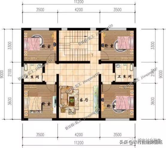 5棟美觀大氣的三層農村自建房，簡單易建，最后一棟屋頂亮了