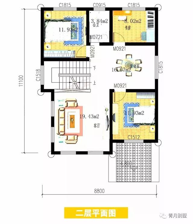 占地96平三層小別墅設計圖，精致漂亮，有一所這樣的房子，絕不愿在城里買房。