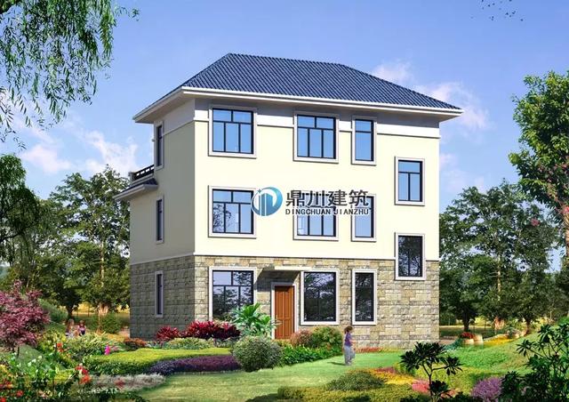 8套新穎帶露臺的別墅設計圖，外觀和布局來看都很滿足農村的生活需求