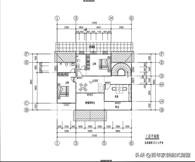 三層輕鋼別墅設計圖，30天建成讓左鄰右舍羨慕不已。