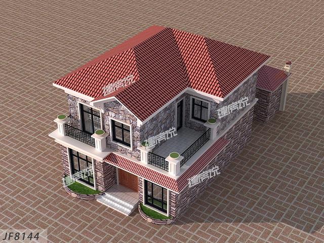 30萬建二層小別墅，田園風十足，建棟在老家，肯定面子足。