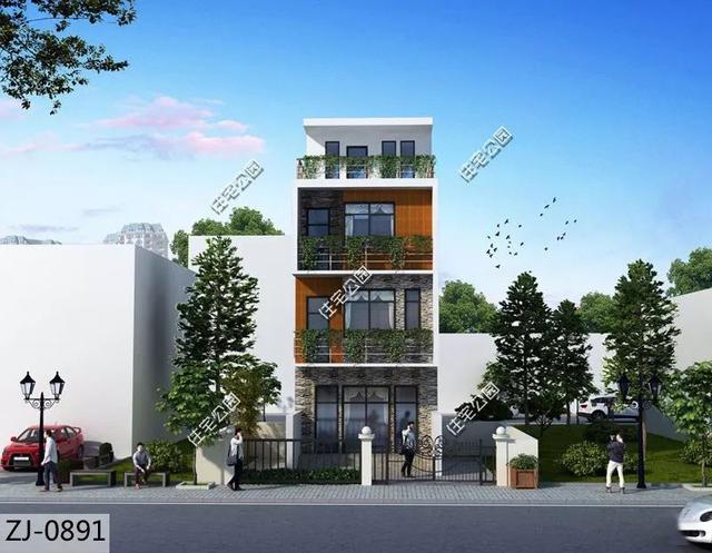 精選5款現(xiàn)代風別墅設計圖，簡約時尚，年輕人都搶著在村里建。