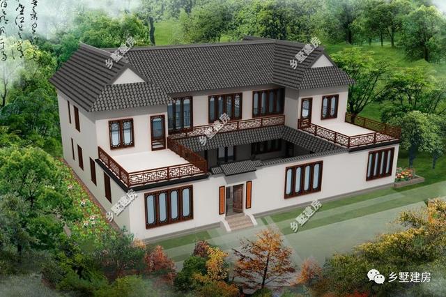 宅基地大的地方建四合院最合適不過了，住著最愜意！