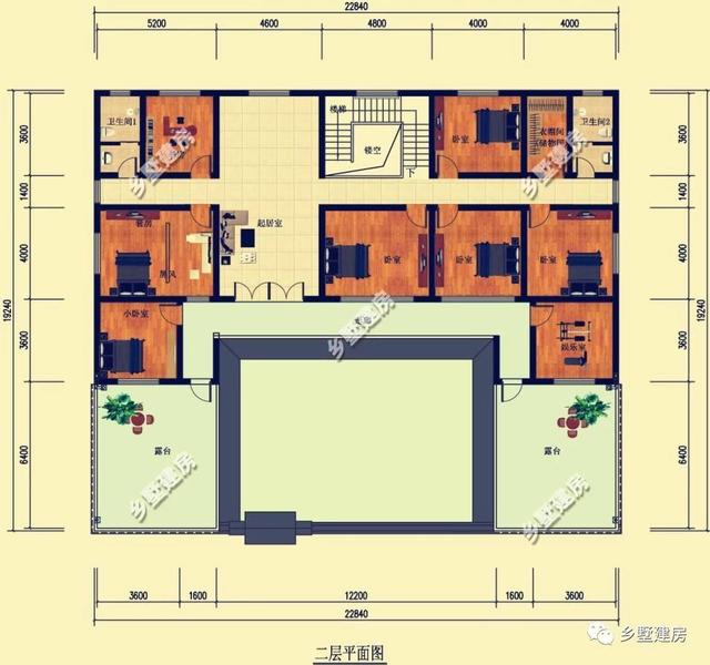 宅基地大的地方建四合院最合適不過了，住著最愜意！