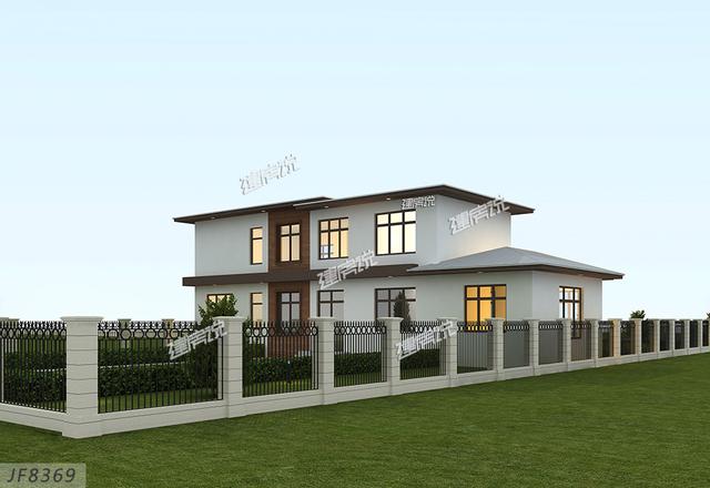 最火現代別墅設計圖，簡約大氣，引領建房界的新潮流。