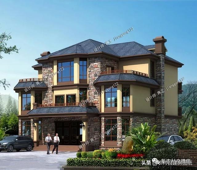 推薦5套農村兄弟雙拼別墅，2款共用堂屋，主體最低單戶20萬起就能建，很合算。