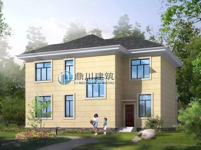 簡潔大方二層小別墅設計圖，施工難度不高，經濟實用，溫馨又方便，這款最適合你。